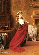 Fritz Zuber-Buhler Dressing Up oil painting reproduction